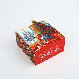 Коробка подарочная новогодняя складная «Сказочного Нового года», 15 х 15 х 8 см