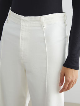 Wideleg Kad?n Jean Pantolon