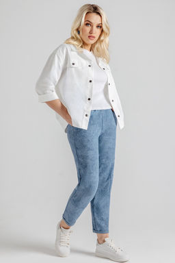 Брюки женские 102/24/Голубой варёнка - Rise фото 2