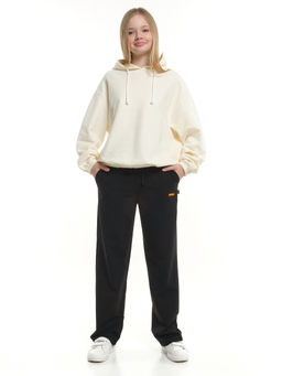 Комплект для девочки 22-7496 молочный|черный