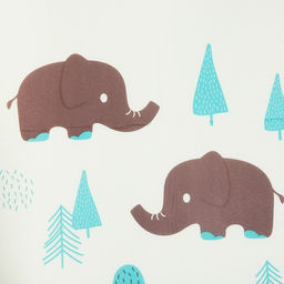 Игровой коврик для детей на фольгированной основе Слоник, размер 180х150x0,5 см, Крошка Я  фото 2