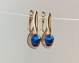 Серьги с кристаллами Swarovski