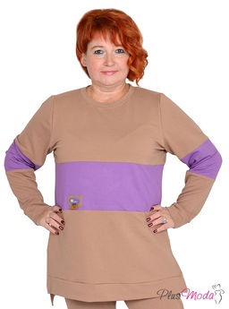 Толстовка Модель №1354 размеры 44-84 - Plusmoda фото 4