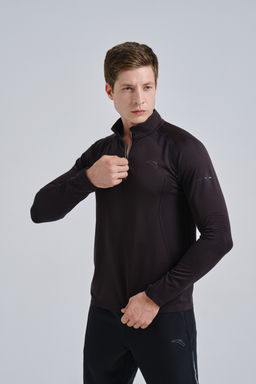 Лонгслив Черный/Серый