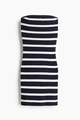 Vestido bandeau en punto de canal?