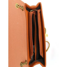 Сумка женская искусственная кожа DJ-7002-2-CARAMEL, 2отд, плечевой ремень (цепочка), карамель SALE 255996 - Adelia фото 3