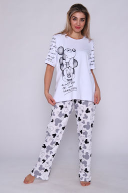 Костюм женский с брюками и футболкой 376