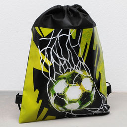 Мешок для обуви «Футбол» (полиэстер) 41×30 см