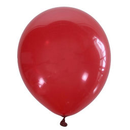 Цена за 6 шт.Шарик воздушный Latex Occidental 12", 30см "Декоратор. CHERRY RED" вишневый (058, 100876, 435641) МЕКСИКА