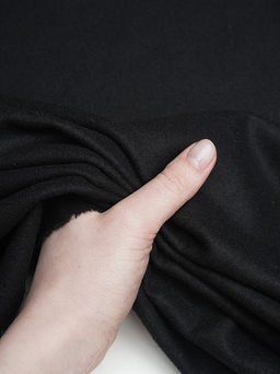 Шерсть костюмная Твид цв.Черный, ш.1.45м, шерсть-50%, п/э-50%, 250гр/м.кв - Купава фото 4