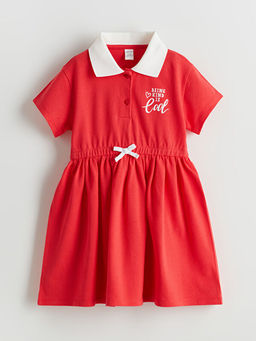 Polo Yaka K?z ?ocuk Pike Elbise