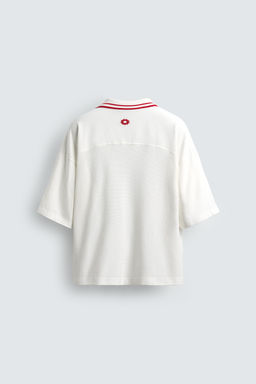 RETRO FOOTBALL PRINT POLO SHIRT - Zara фото 8