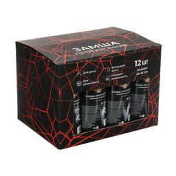 Замша протирочная в тубе Cartage, 43×32 см, серая, набор 12 шт.