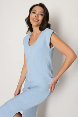 ЗЛАТА Джемпер И 026/голубой