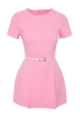 Pembe Kemerli Mini Tulum TWOSS24TU00049