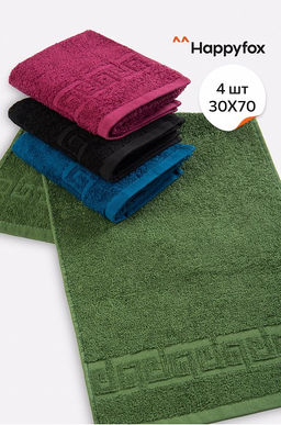 Набор махровых полотенец 4 шт. Happy Fox Home  фото 20
