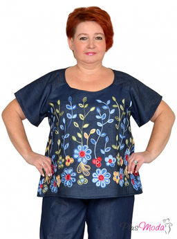 Туника Модель №1466 размеры 44-84 - Plusmoda фото 16