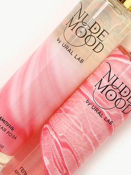 Подарочный набор NUDE MOOD, гель для душа и шампунь для волос, 2?250 мл, аромат розы и пиона, URAL LAB  фото 5