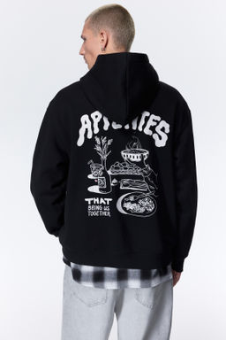 Sudadera con motivo y capucha Relaxed Fit - H&m фото 7