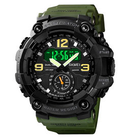 Часы наручные Skmei мужские электронные спортивные 1637army-green