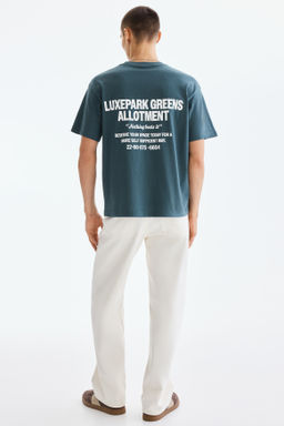 Camiseta con motivo estampado Loose Fit - H&m фото 32