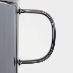 Банка Magistro Эко, 620 мл, ручка, трубочка, с бамбуковой крышкой, стекло, прозрачная, чёрная  фото 6