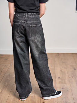 Джинсы-багги для девочек - СИНЯЯ МОДА фото 5