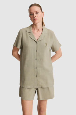 Kad_n Haki Pijama Tak_m_