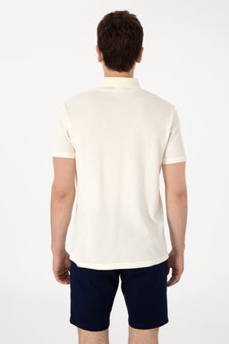 Erkek Regular Fit Polo Yaka Krem Basic Ti__rt Sepette S_rpriz _ndirim - U.s. polo assn фото 12