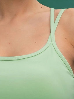 PELICAN, майка (модель топ) спортивная женская, Зеленый  фото 4