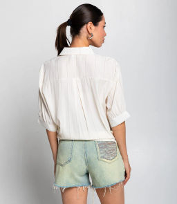 Рубашка #КТ2506 (5), кремовый