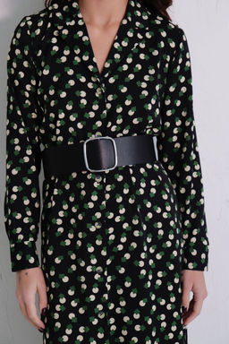 Платье-рубашка с английским воротником принт - Martichelli фото 185