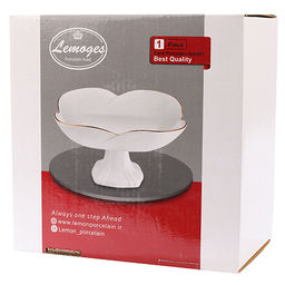 90065-632L Фруктовница на ножке керамика LR (х8) - Mayer&boch фото 3