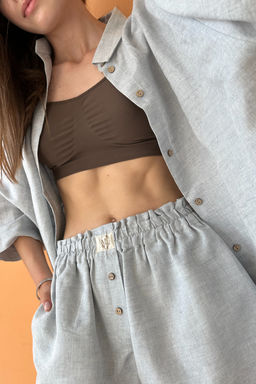 Костюм женский SET019/18/Голубой меланж