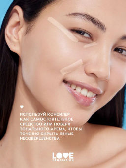 Love Generation Консилер перекрывающий Im Amazing тон 02 холодный бежевый  фото 6