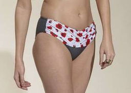 ESLI Трусы купальные женские ELLIE маки-белый