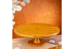 Блюдо сервировочное на ножке 31,5*31,5*28,5 см + стеклянная крышка - Elan gallery фото 8