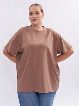 Футболка из хлопка FU21002BRW19 - Артесса фото 5