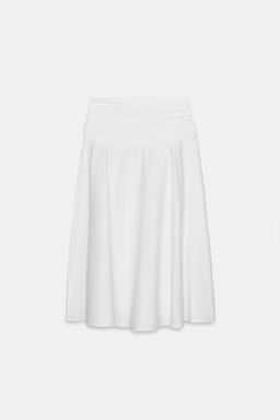 VOLUMINOUS MIDI SKIRT - Zara фото 10