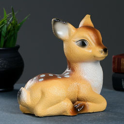 Копилка для денег Оленёнок, гипс, 16?11?17 см