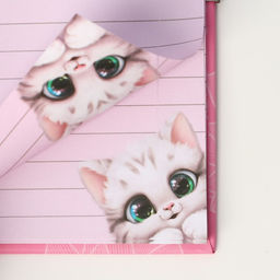 Блокнот на замочке А6, 50 л С 8 Марта