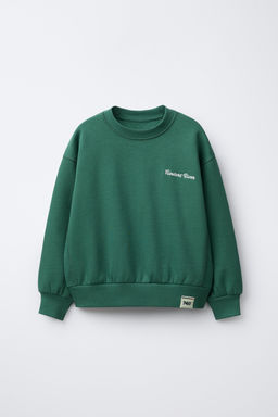 EMBROIDERED TEXT JOGGING SWEATSHIRT AND JOGGER SET - Zara фото 14
