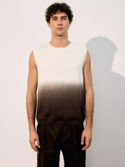 Джемпер без рукавов с добавлением льна ZR2605043308-27 / Zarina