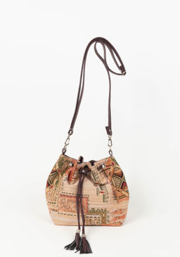 Сумка-кисет женская из гобелена L-Craft  фото 2