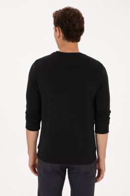Erkek Siyah Sweatshirt