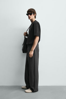 PANTAL?N JOGGER CARGO INTERLOCK / Gris medio - Zara фото 4