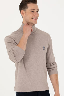 U. S. Polo Assn / Мужской базовый свитер из норки и меланжа - U.s. polo assn фото 17