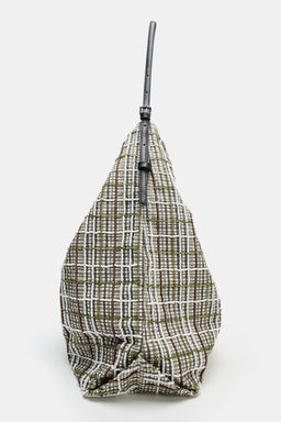 BOLSO SHOPPER APLIQUES BRILLOS / Verde - Zara фото 5