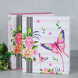 Фотоальбом 80 фото 10x15 Бабочки / 9343 /уп 48/ - ГалеонТрейд фото 4