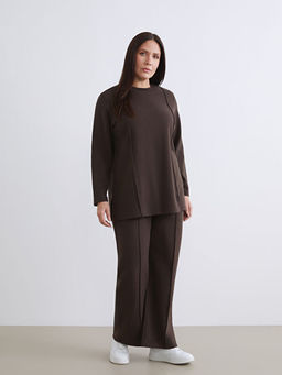 Bisiklet Yaka Kad?n Sweatshirt Tunik